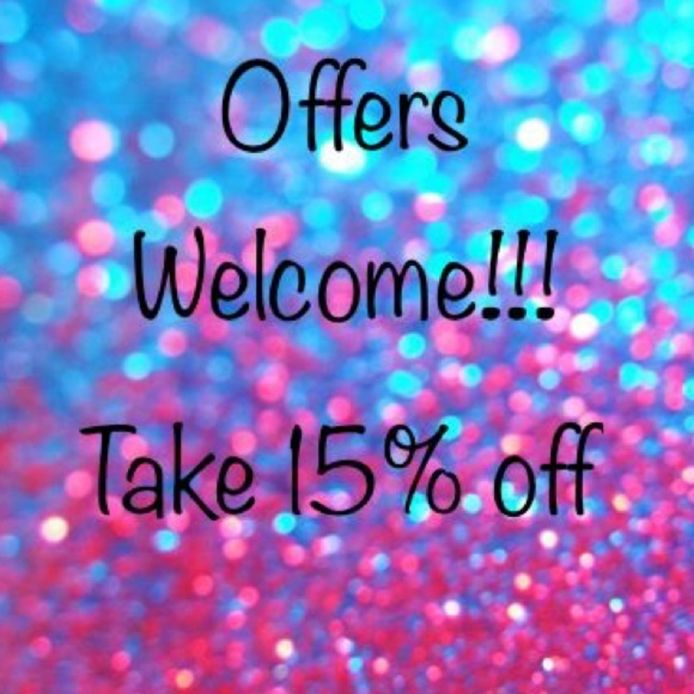 Take 15% anything in my closet!!